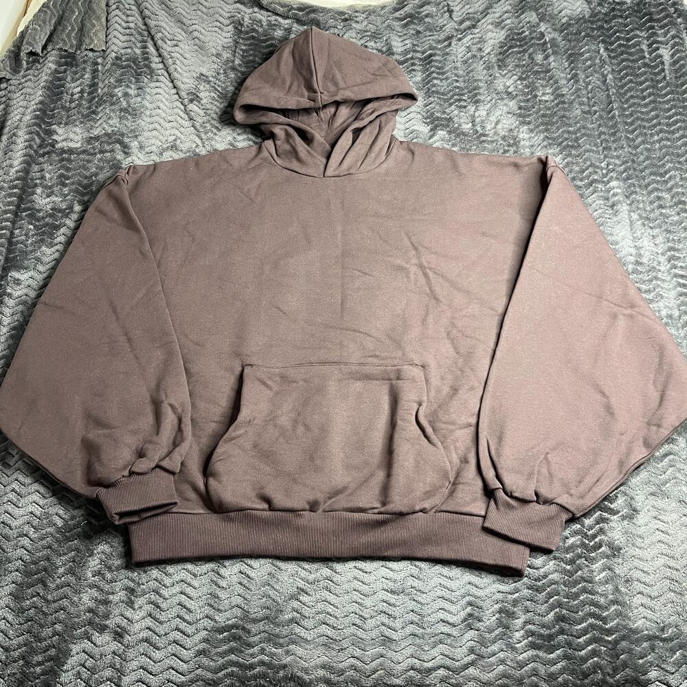 ASOS DESIGN Men's brown Hoodie Kangaroo Pocket size S